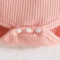 thumbnail image 5 of Gvdentm Baby Winter Clothes Long Sleeve Ribbed Knit Romper Dress Outfit Set Fall Clothes( Red,9-12 Months), 5 of 9