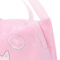 thumbnail image 3 of Lunch Bag Insulated Aluminum Foil Large Capacity Handheld Portable Cute Cartoon Pink Cat, 3 of 4
