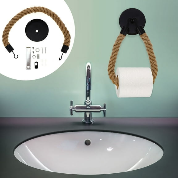 GOOHOCHY  Toilet Paper Holder Vintage Rustic Farmhouse Bathroom Accessories