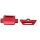 thumbnail image 5 of BOROCO Placa De Batería De Coche RC, Soporte De Batería De Aleación De Aluminio con Correa para Chasis Traxxas 1/10 Slash 2WD 5822 5822A(Rojo), 5 of 5