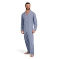 thumbnail image 4 of Hanes Men's Stretch Woven Pajama Set, 2-Piece, Sizes S-2XL, 4 of 4