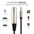 thumbnail image 2 of TRINGKY 3.5mm Male to XLR Female Stereo Audio Adapter Cable, 1/8 inch Jack to XLR Cable, 2 of 11
