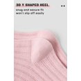 thumbnail image 4 of Toddler Girl Crew Socks Soft Breathable Ruffle Socks Moisture Wicking 3 Pairs, 4 of 6