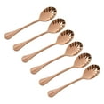 thumbnail image 3 of Shell-shaped Stainless Steel Long Handle Spoon Restaurant Dessert Spoon, 3 of 8