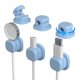 thumbnail image 1 of Organizador de cables magnético con clip para la gestión de cables, adhesivo, giratorio de 360 grados, para mesita de noche, escritorio y oficina., 1 of 8