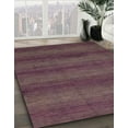 thumbnail image 2 of Ahgly Company Indoor Rectangle Abstract Mauve Taupe Purple Abstract Area Rugs, 2' x 3', 2 of 6