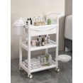 thumbnail image 2 of Carro de herramientas médicas con ruedas, carrito de peluquería, carrito de salón de tatuajes y cosméticos, carrito de pestañas, muebles de belleza KMST, 2 of 5