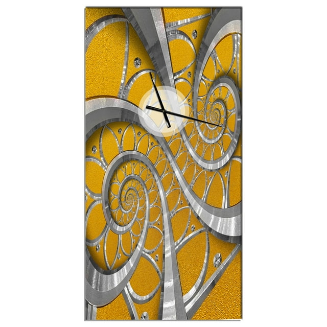DesignArt Horloge Murale Grande Spirale du Temps de Style Antique