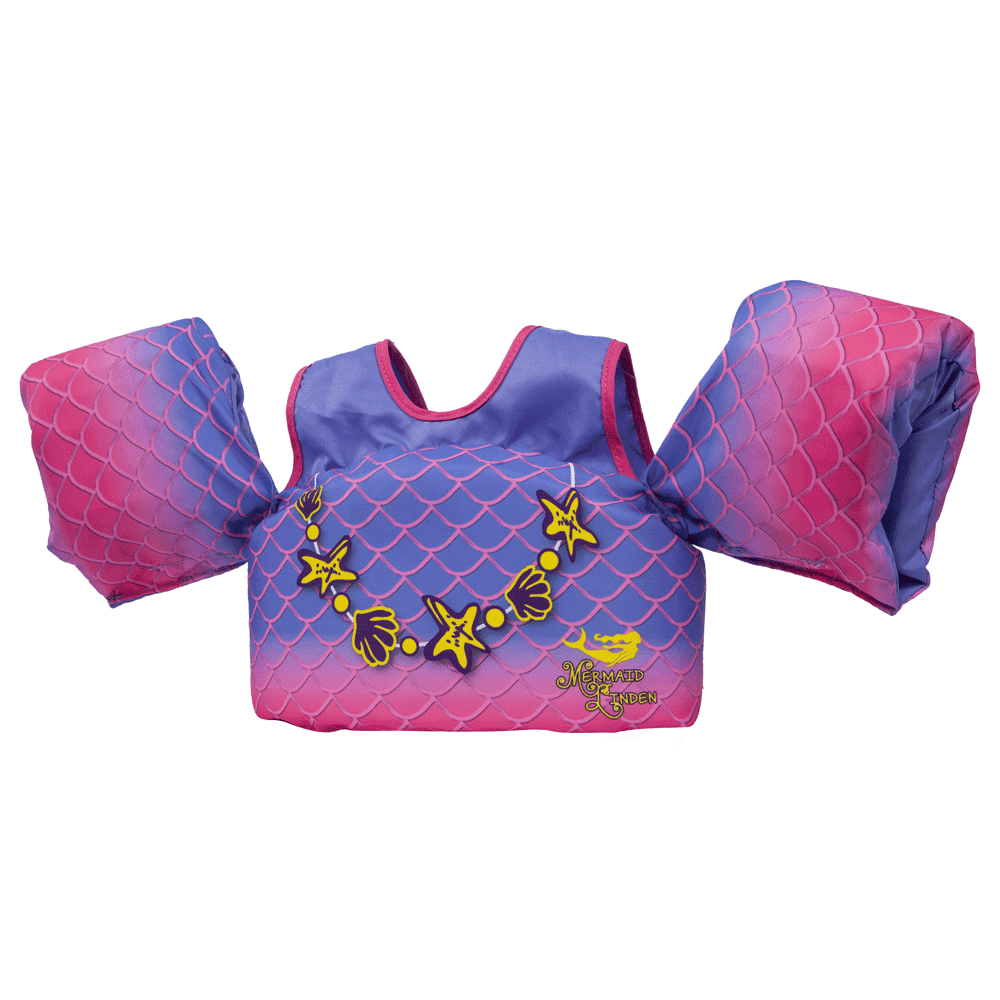 Body Glove Paddle Pals Childs Mermaid Swim Training Life Jacket & Arm Floaters