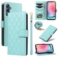 thumbnail image 1 of Samsung Galaxy A24 4G Phone Case , Wallet Flip Cover Adjustable Crossbody Lanyard Magnetic Card Slots, 1 of 5
