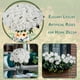 thumbnail image 4 of 50 unidades de rosas artificiales Jefuzh, flores sintéticas de seda blanca, 4 of 7