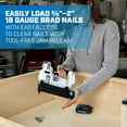 HART 20Volt 18Gauge 2Inch Brad Nailer Kit (1) 20Volt LithiumIon 1