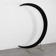 thumbnail image 5 of Efavormart Black Spandex Crescent Moon Chiara Backdrop Stand Cover, Custom Fitted Wedding Arch Cover - 7.5ft, 5 of 6