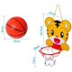 thumbnail image 2 of Juego de pelota Mini aro de baloncesto para niños Canasta para el hogar Oficina Juego de baloncesto Mesa Juegos de tiro Abs Cartón Juguete Niña Niño (Amarillo) ER, 2 of 5