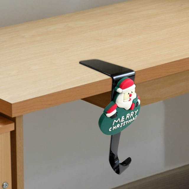 Water Storage Containers Bathtub Metal Christmas Sock Rack Mantel Hook Upgraded Sock Hook Shelf Table Fireplace Counter Window Decoration