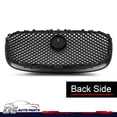 thumbnail image 6 of Fit For 2012-2014 Jaguar XF XFR Gloss Black Front Upper Mesh Grille W/ Emblem, 6 of 12