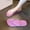 Purple, variant on Womens Sandals Toe Post Flat Slip On Summer Beach Shoes For Women Non Slip Rubber Sole Casual Walking Footwear US :7.5