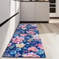 thumbnail image 4 of Pioneer Flower Floral Print Pattern Kitchen Rug Mat,Kitchen Runner Rugs Non Skid Washable,Decorative Kitchen Floor Mats for Kitchen,Sink,Laundry,17"X47", 4 of 5