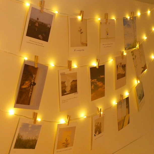 Xihbxyly Cadena de Luces Led, Decoración de Estrellas En Blanco Cálido, Resistente Al Agua, Funciona con Pilas, Diseño Flexible para Bricolaje, Uso En Interiores y Exteriores, Ideal para Fiestas, Bod