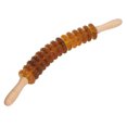 thumbnail image 3 of Masajeador de punto de gatillo de 15 rodillos de mano, varilla de masaje de drenaje linfático para relajación muscular, para fascia y celulitis, color amarillo, 3 of 5