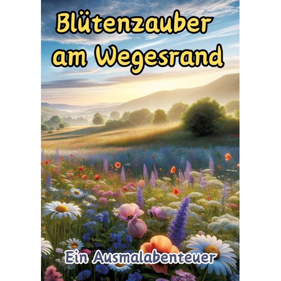 Blütenzauber am Wegesrand: Ein Ausmalabenteuer, (Paperback)