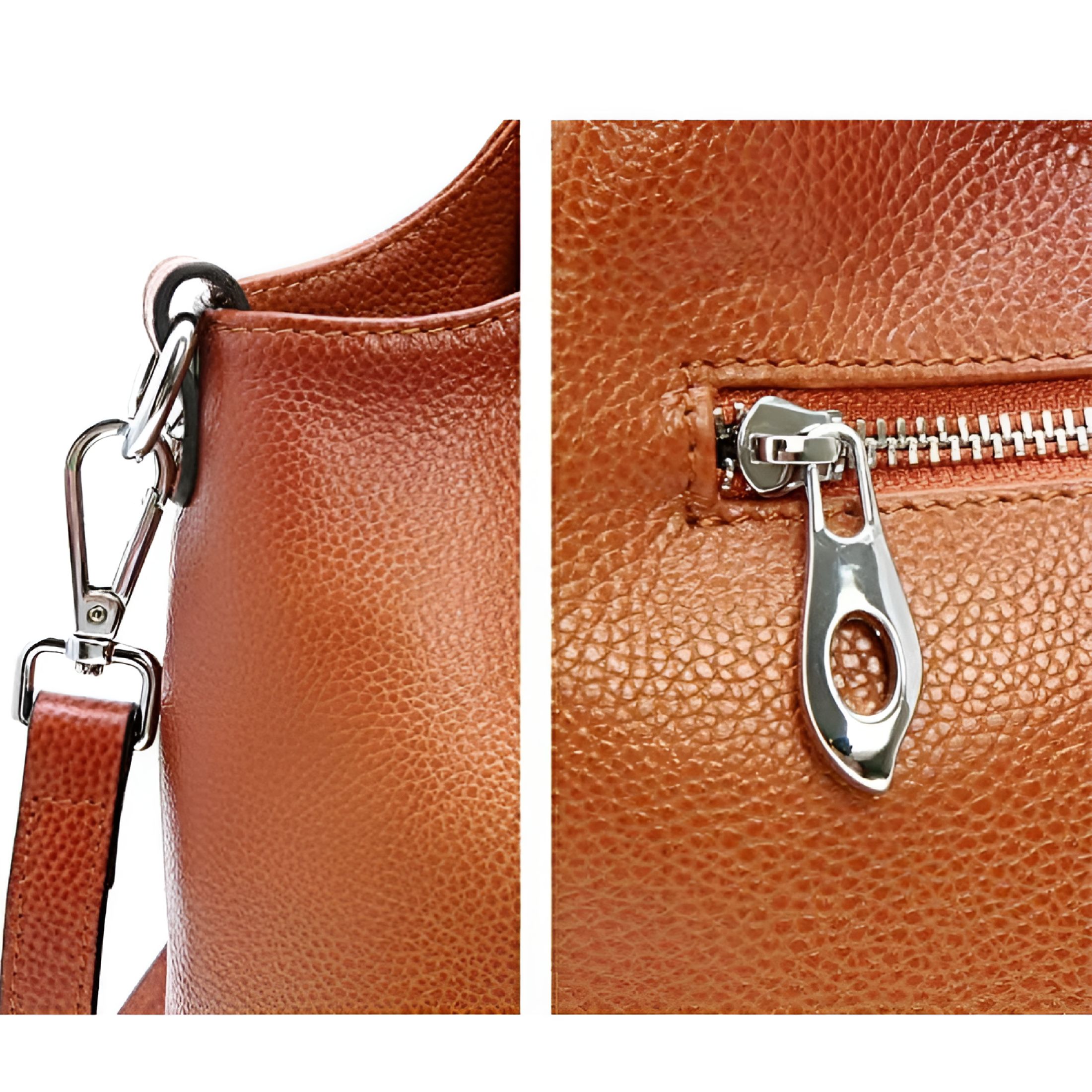 GASTROPOD Genuine Leather Purses and Handbags for Women Top Handle Satchel Large Work Tote Shoulder Crossbody Bag Brown