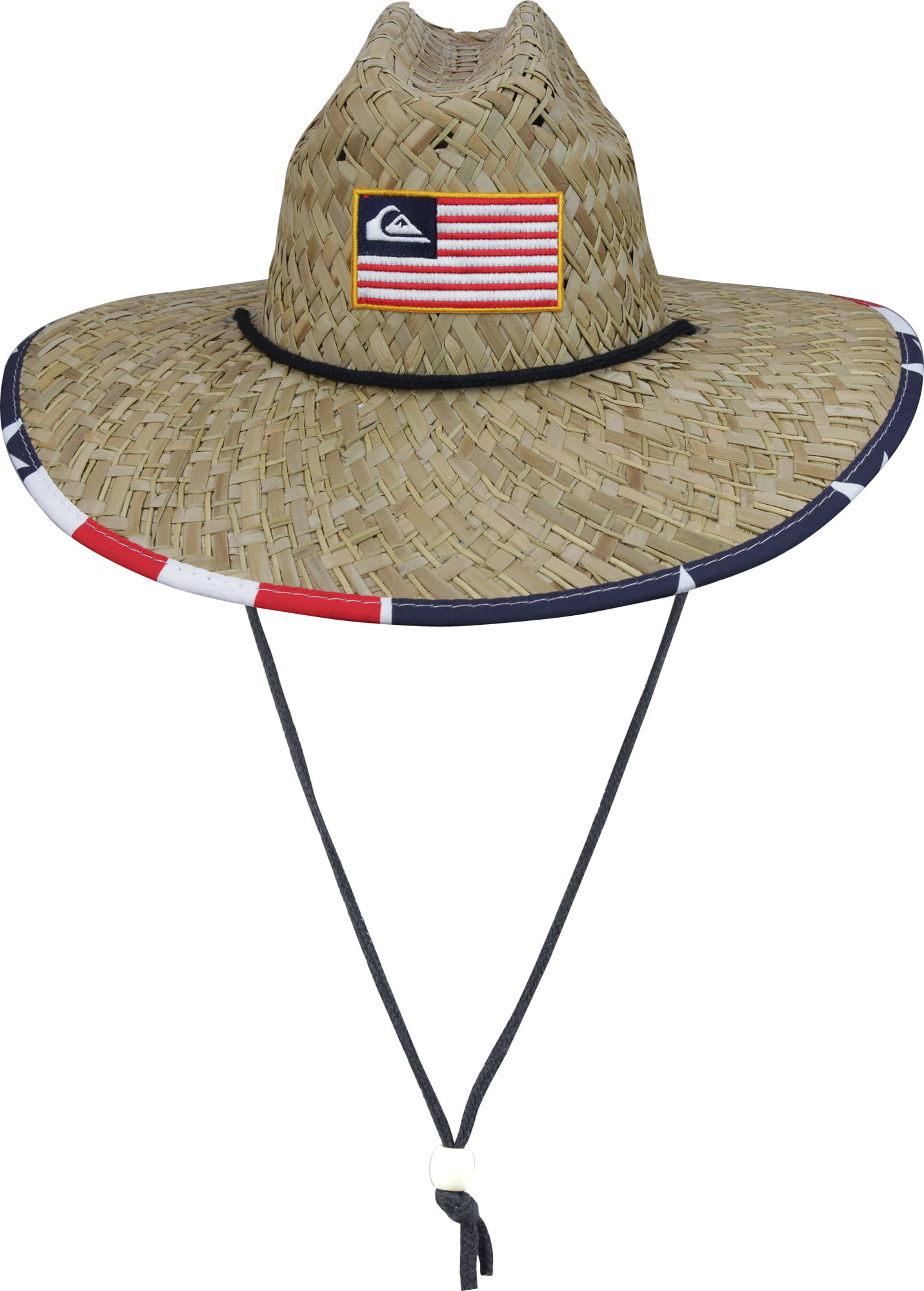 Quiksilver Mens Outsider Merica USA Wide Brim Sun Hat - Straw - Walmart.com