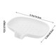 thumbnail image 3 of Jabonera de silicona con tapa | Jabonera antideslizante con drenaje | Jabonera moderna para baño y viajes, ideal para casa, cocina o camping | Blanco, 3 of 6