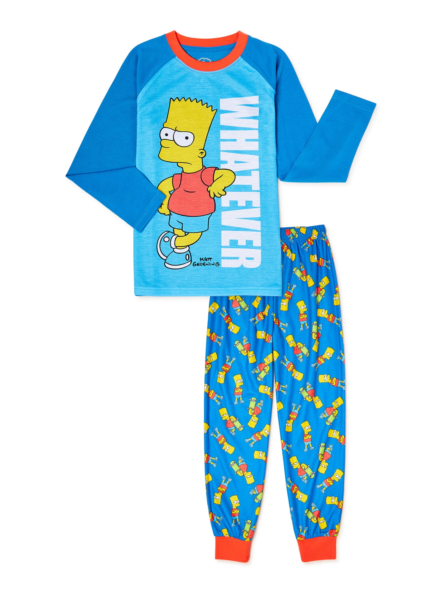 Bart Simpson Pyjamas Pjs Sleepwear Boys Age Official 4 to 10 Years Gift