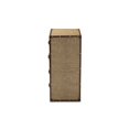 thumbnail image 4 of Baxton Studio A Dû au Milieu du Siècle Moderne Tissu Brun Rembourré 4 Tiroirs Armoire de Rangement Accent, 4 of 5