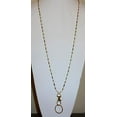 thumbnail image 3 of Stainless Steel Gold Chain Women's Lanyard, Stronger, Badge Holder 34 inches, - Stainless Steel - Non Breakaway or Magnetic Breakaway, 3 of 6