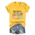thumbnail image 2 of Trendfront Women Retirement T Shirts Short Sleeve V Neck Est 2026 Graphic Tee This Girl Is Retired Funny Quote Printed Gifts for Grandma, 2 of 4