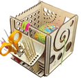 thumbnail image 4 of Joernso Wooden Yarn Bowl Multifunction Knitting Crochet Yarn Ball Storage Box Desktop Crocheting Tools Accessories Organizer Holder Crochet Gift, 4 of 8