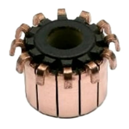 

Fancy 19.2 x 7.96 x 15.2(16) mm 12P Teeth Copper Hook Type Electrical Motor Commutator