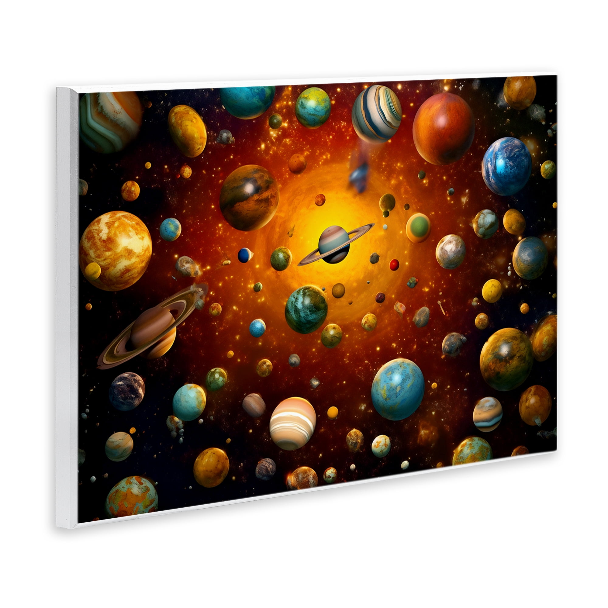 Stupell Industries Cosmic Marbles Galaxy Wall Plaque Art, design by Ray Powers