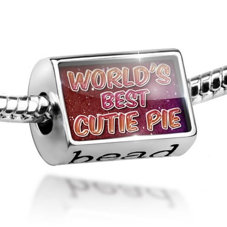 Bead Worlds best Cutie Pie, happy sparkels Charm Fits All European