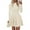 Beige, variant on Fall Dresses for Women Elegant Classy Casual Long Sleeve Swing A Line Ruffle Short Homecoming Party Dress