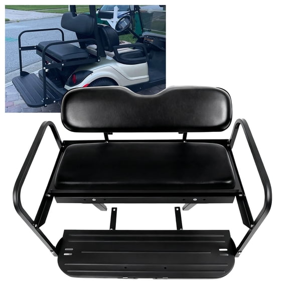 For 2007-2016 Yamaha Drive G29 Golf Cart Flip Folding Rear Seat Back Seat Kit