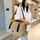 thumbnail image 4 of Bolsa de viaje plegable 30L | Caja de mano ligera, tela resistente al agua | Equipaje para pasar la noche, Weekender, Gimnasio y Bolsa Deportiva, Caqui o Gris, 18x12x10 pulgadas, Asas resistentes, 4 of 6