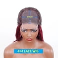 thumbnail image 2 of Short Bob Human Hair Wig for Women,Straight 4x4 Lace Front Wigs Human Hair Pre Plucked T Part Lace Wigs Remy Hair, 2 of 7
