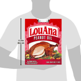 LouAna Pure Peanut Oil, 3 Gallon - Ideal for Deep Frying and High-Heat ...