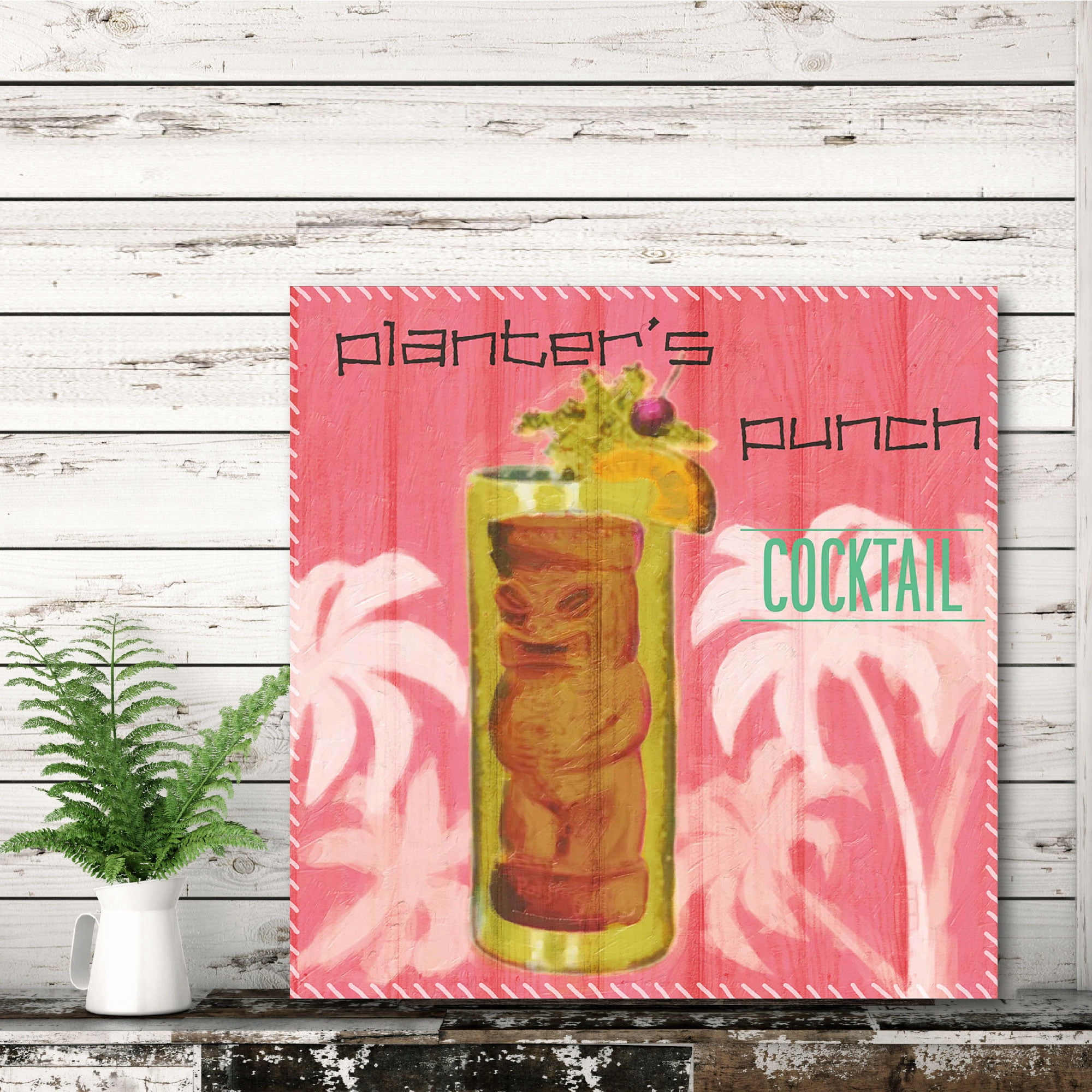 Courtside Market Planter's Punch Gallery-Wrapped Canvas Wall Art, 16x16