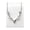 Silver, variant on HOOUN Fashion Women Necklace Antler Deer Pendant Collar Statement Chain Lover's Gift-Gold