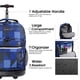 thumbnail image 5 of Mochila con ruedas J World New York Sunrise Block Navy, 5 of 7