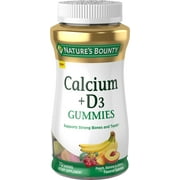 Nature's Bounty Calcium + Vitamin D3 Gummies, Multi-Flavored, 70 Ct.
