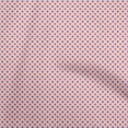 thumbnail image 1 of oneOone Cotton Poplin Twill Light Pink Fabric Stars Sewing Material Print Fabric By The Yard 56 Inch Wide, 1 of 4