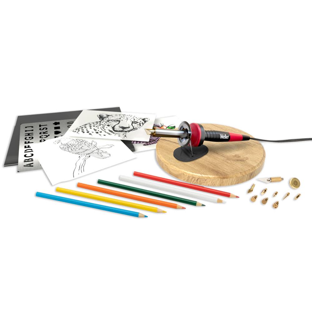 Weller Create Your Own Wood Burning Project Kit 28Pc