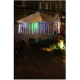 thumbnail image 5 of Luces de lluvia de meteoritos mejoradas, cadena de luces navideñas impermeables IP65 con tubos de 30 cm (1 tubo, 24 LED en total) para Navidad, bodas, fiestas, hogar, árbol de Navidad y jardín., 5 of 5