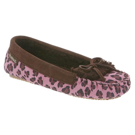 Bearpaw Women's Venia Moc Toe Pink Snow Slippers 6 M
