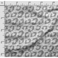 thumbnail image 2 of Soimoi Animal Skin Printed, Cotton Satin Spandex Sewing Fabric By The Yard- 54 Inch Widedecorative Fabric For Dresses And Home Accents - Gray-ple, 2 of 5
